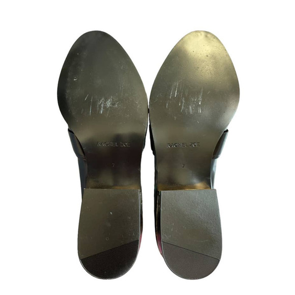 NWOT Rachel Zoe Womens Patent Leather Slip-On Loafers Shoes Size 7US Black - Picture 7 of 8